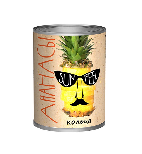 Ананасы САН ФИЛ 580 мл кольца (Таиланд) ж/б *24