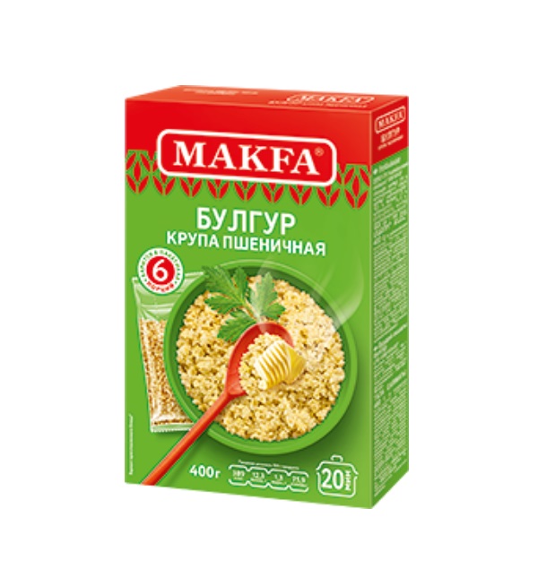 Булгур МАКФА 400 г (6 пак) *9