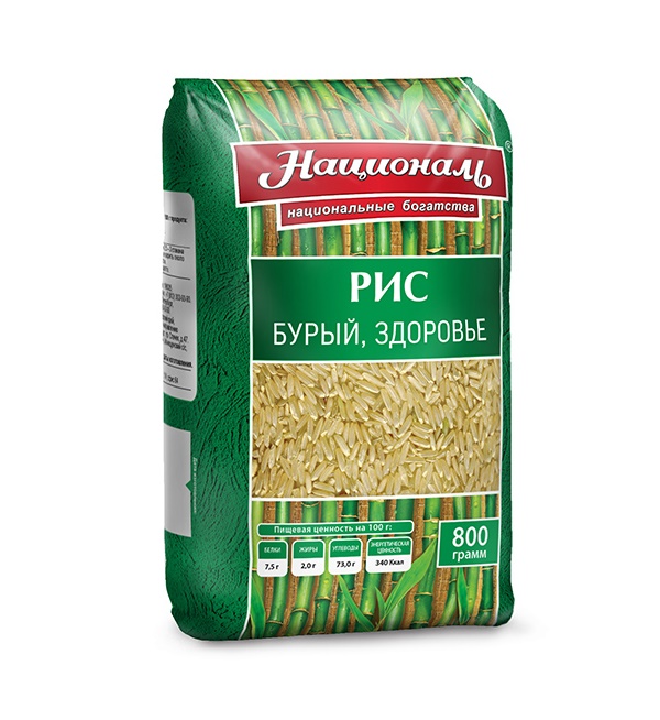 Рис НАЦИОНАЛЬ 800 г Здоровье 1/с *12