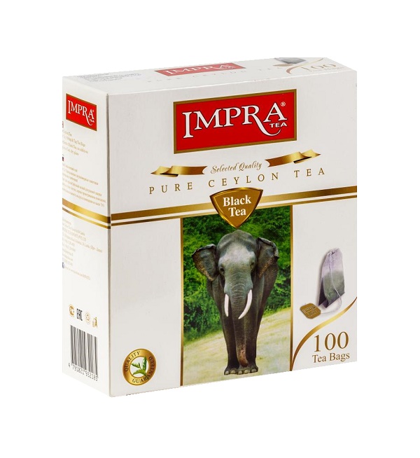 Чай ИМПРА 100 пакетиков, черный *9