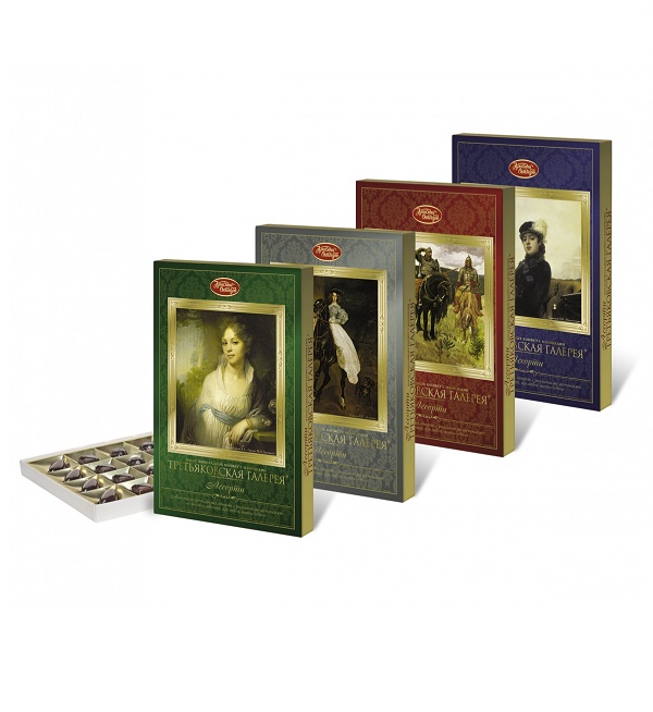 Набор конфет АССОРТИ 240 г Третьяковская галерея (Красный Октябрь) *10