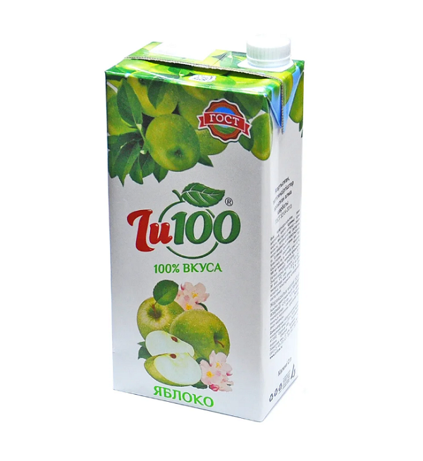 Нектар ДЖУСТО 1,95л яблоко осветленный *6