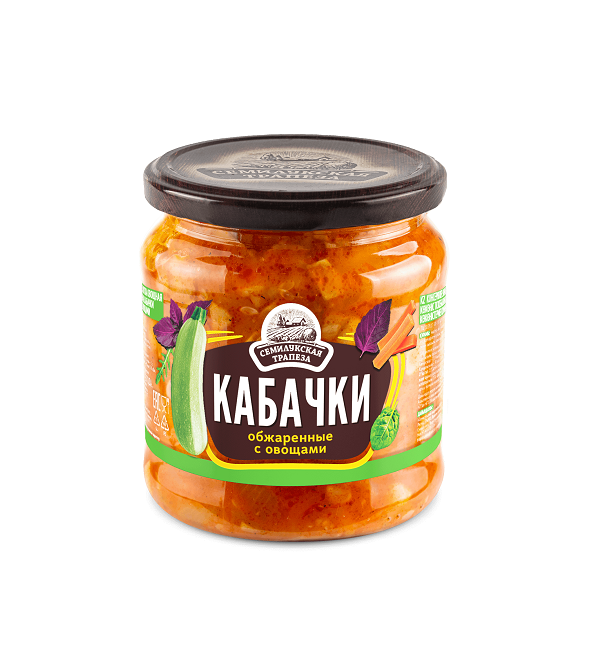 Кабачки СЕМИЛУКСКАЯ ТРАПЕЗА 460 г обжаренные с овощами *8