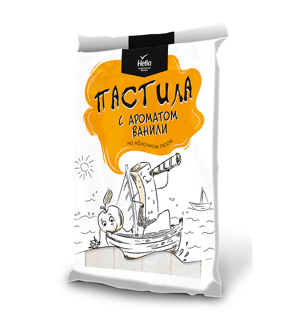 Пастила ВАНИЛЬНАЯ 200 г (Нева) *8