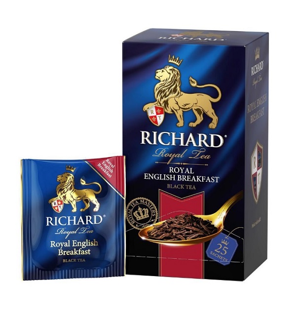 Чай РИЧАРД 25 пакетиков Роял Инглиш Брэкфаст *12