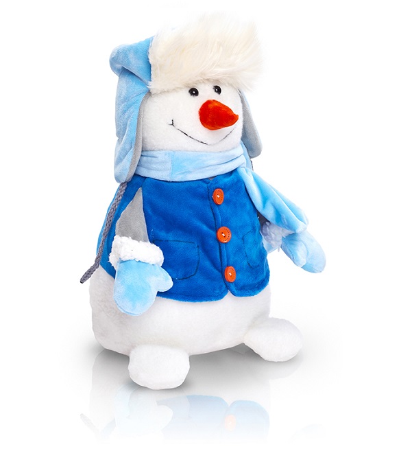 Набор кондитерский №1008 Мягкая игрушка Снеговик Морозик 1 кг