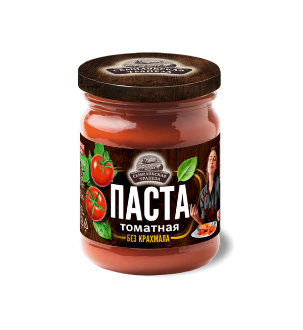 Паста томатная СЕМИЛУКСКАЯ ТРАПЕЗА 280 г ГОСТ *10