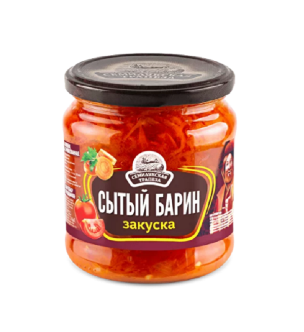 Закуска СЕМИЛУКСКАЯ ТРАПЕЗА 460 мл Сытый барин с/б *8