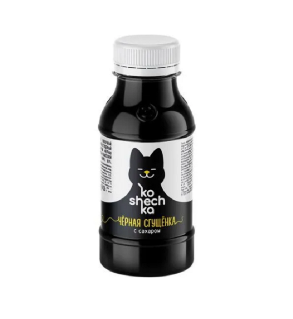 Сгущенка КОШЕЧКА 370 г Черная *12