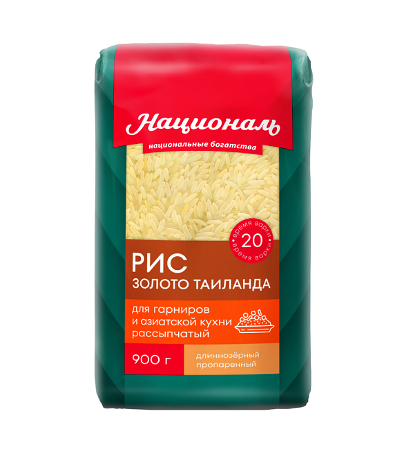 Рис НАЦИОНАЛЬ 900 г Золото Таиланда 1с *12