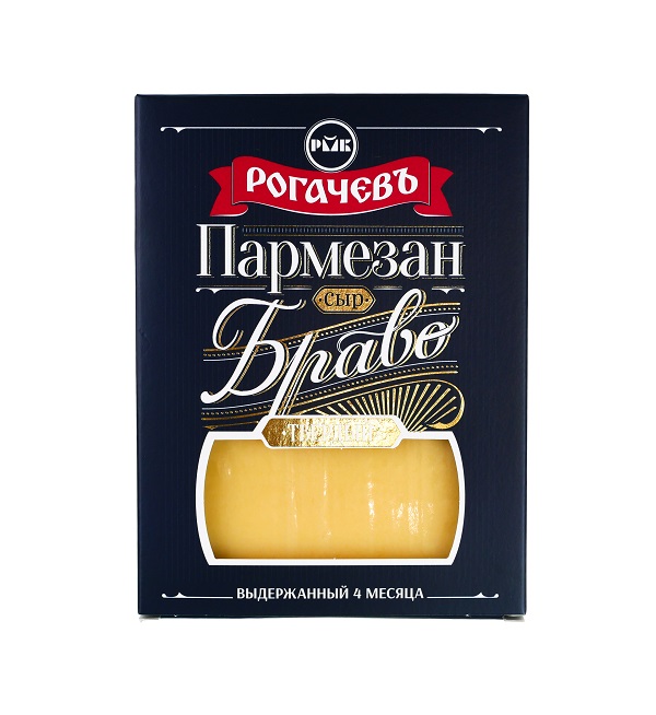 Сыр РОГАЧЕВ 200 г 45% Пармезан Bravo *6