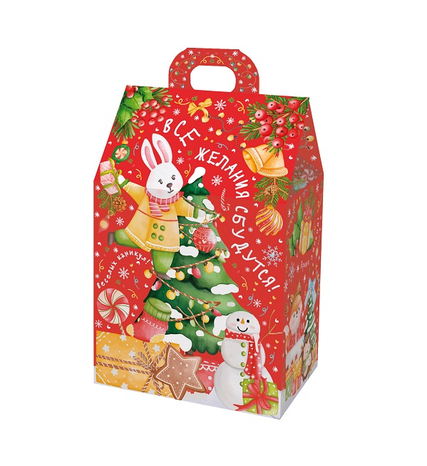 Набор кондитерский № 203 Домик Все желания красный 200 г