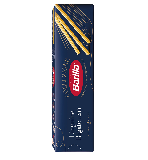 Макароны БАРИЛЛА гр. А 450 г Лингвини Ригате *24
