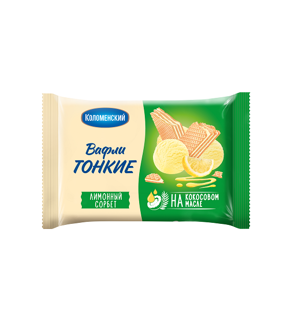 Вафли ЛИМОННЫЙ СОРБЕТ 100 г (Коломенский ТД) *18