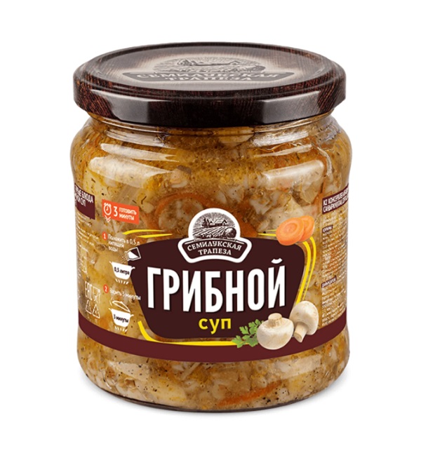 Суп СЕМИЛУКСКАЯ ТРАПЕЗА Грибной 460 г  *8