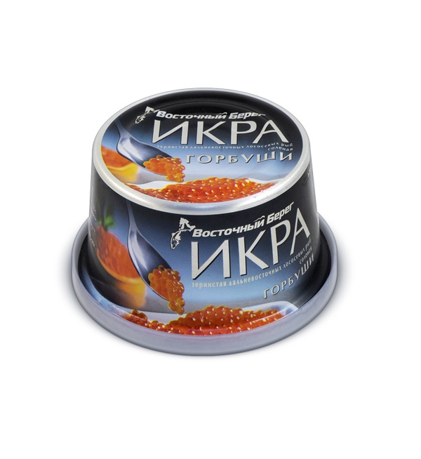 Икра лососевая ВОСТОЧНЫЙ БЕРЕГ 125 г (горбуша) ж/б *36