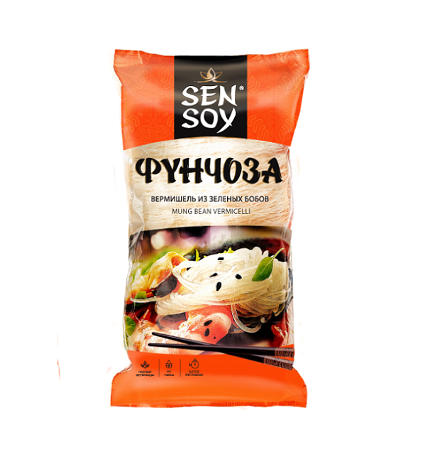 Вермишель СЭН СОЙ 200 г Фунчоза *16