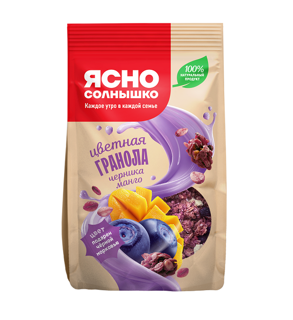 Гранола Ясно Солнышко 250 г манго черника ТУ *6