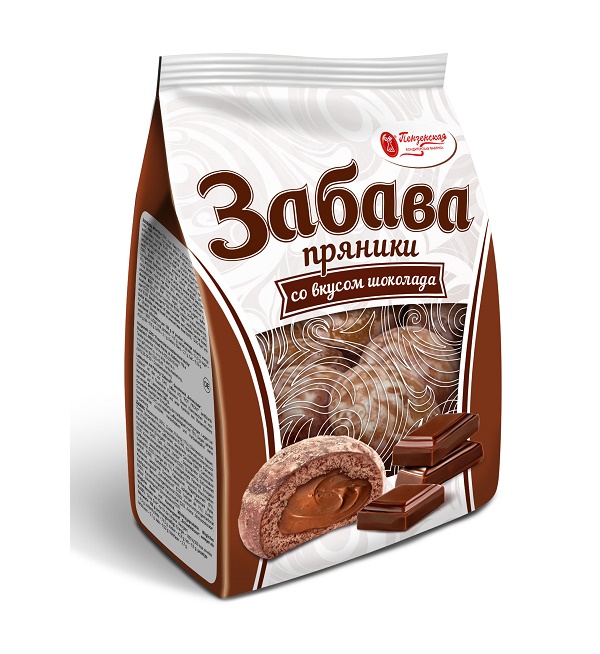 Пряники ЗАБАВА 300 г с начинкой со вкусом шоколада ПКФ *16
