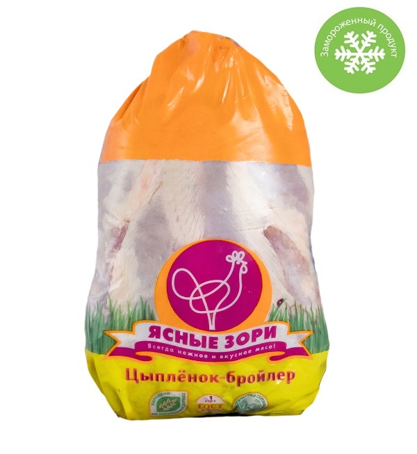 Цыплята бройлер ~1,3-2,3кг (ЯСНЫЕ ЗОРИ) *13,5