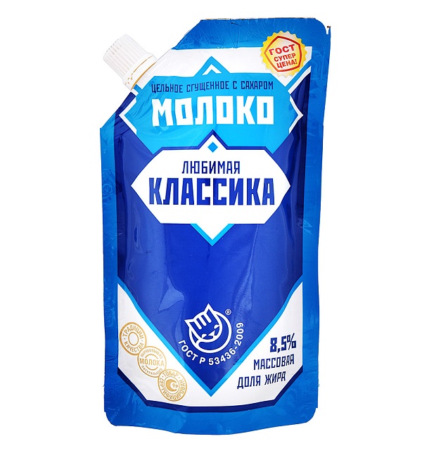 Молоко сгущенное с сахаром РУДНЯ 270 г *12