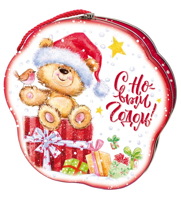 Набор кондитерский №1010 Банка фигурная Радостные Моменты 1 кг