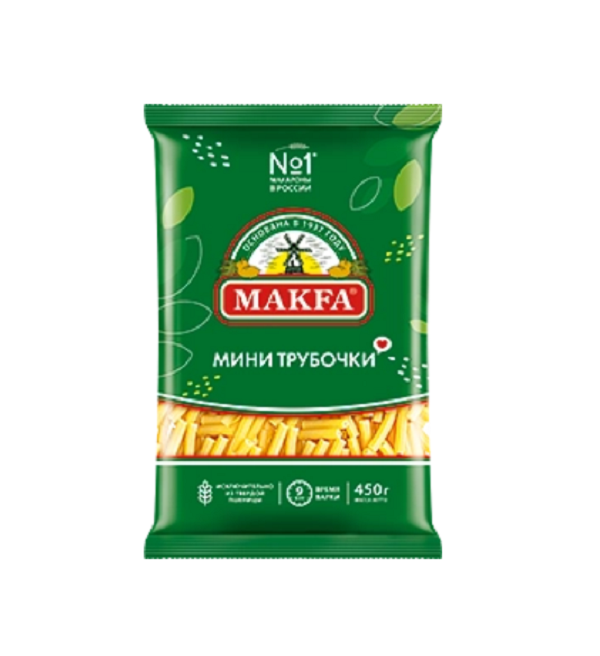 Макароны МАКФА гр. А 450 г Мини Трубочки *20
