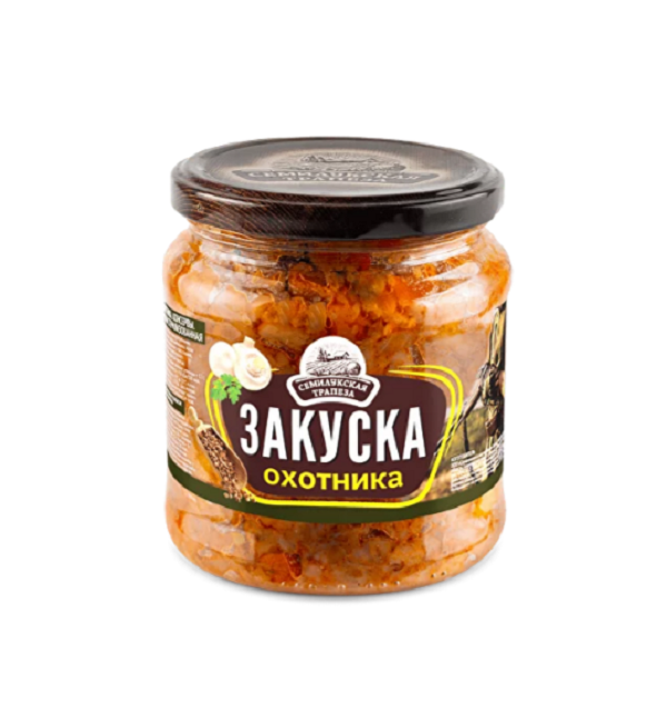 Закуска СЕМИЛУКСКАЯ ТРАПЕЗА 460 г Закуска охотника с/б *8