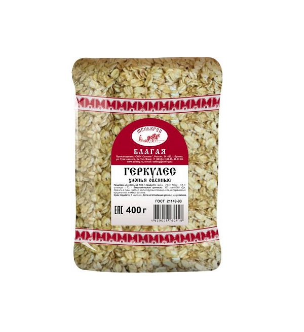 Геркулес МЕЛЬКРУП-БЛАГАЯ 400 г ГОСТ *12